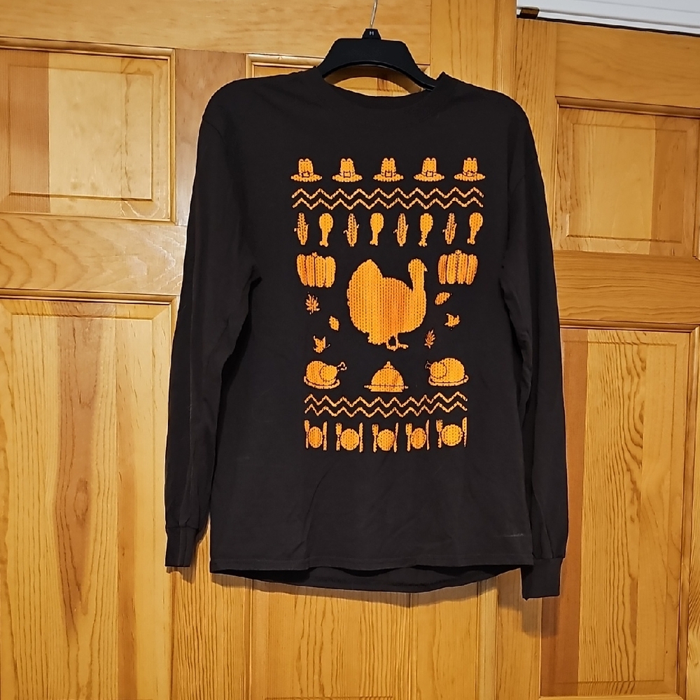 Thanksgiving Long Sleeve Shirt *brown*